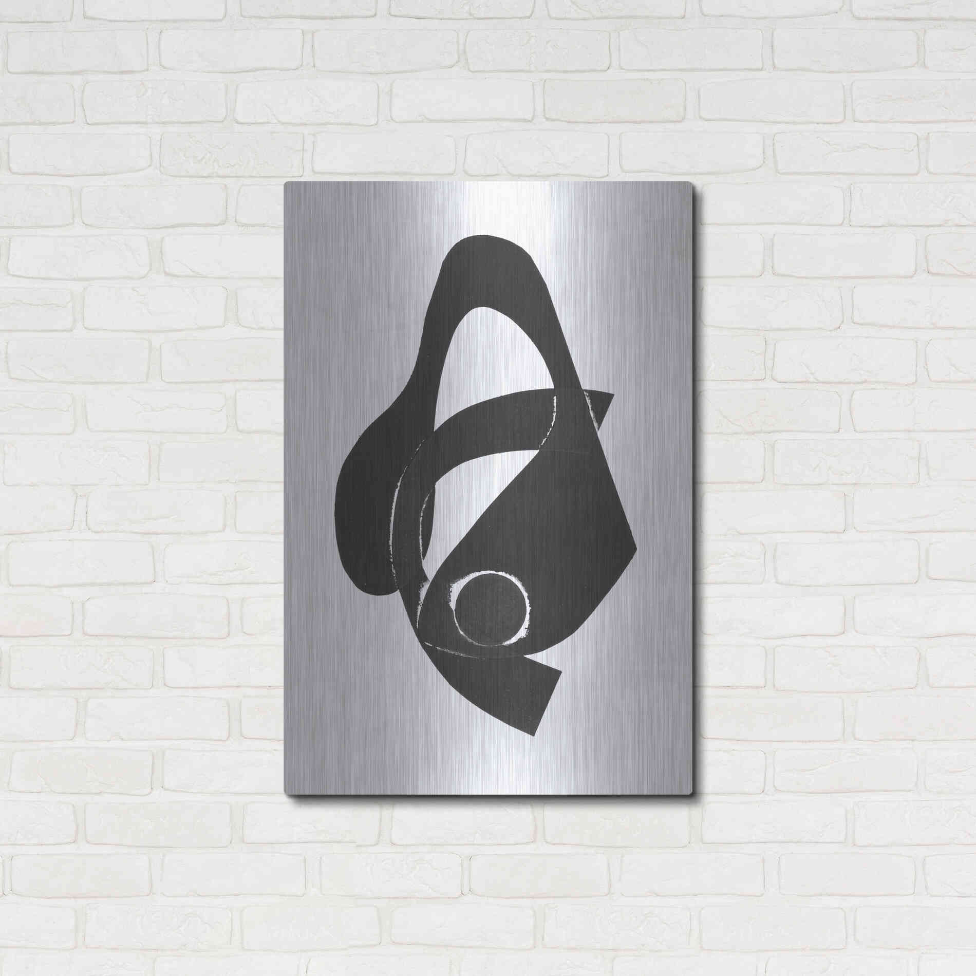 Luxe Metal Art 'Gizmo II' by Rob Delamater, Metal Wall Art,24x36