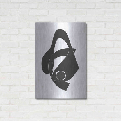 Luxe Metal Art 'Gizmo II' by Rob Delamater, Metal Wall Art,24x36