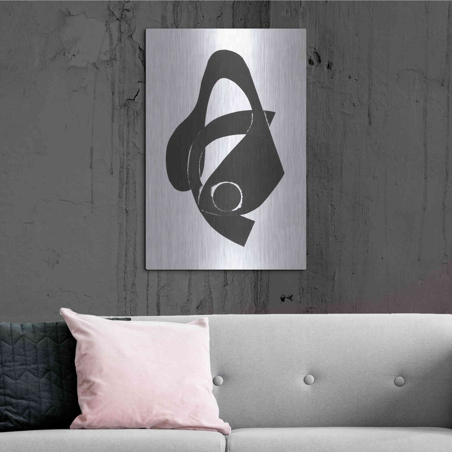 Luxe Metal Art 'Gizmo II' by Rob Delamater, Metal Wall Art,24x36