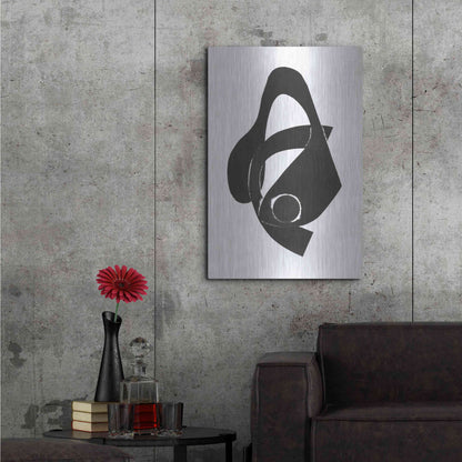 Luxe Metal Art 'Gizmo II' by Rob Delamater, Metal Wall Art,24x36