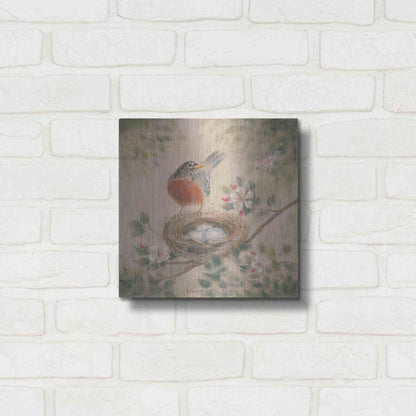 Luxe Metal Art 'Spring Eggs' by Pam Britton, Metal Wall Art,12x12