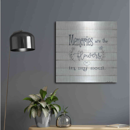 Luxe Metal Art 'Memories' by Pam Britton, Metal Wall Art,24x24