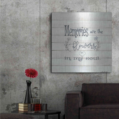 Luxe Metal Art 'Memories' by Pam Britton, Metal Wall Art,36x36