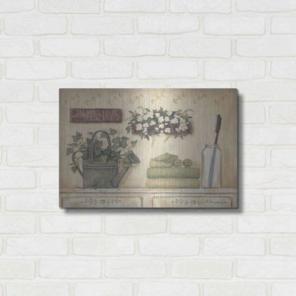 Luxe Metal Art 'Powder Room' by Pam Britton, Metal Wall Art,24x16