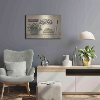 Luxe Metal Art 'Powder Room' by Pam Britton, Metal Wall Art,24x16