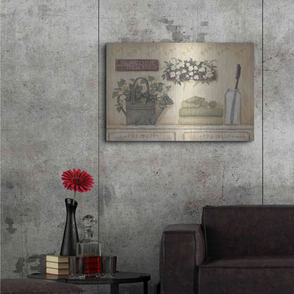 Luxe Metal Art 'Powder Room' by Pam Britton, Metal Wall Art,36x24
