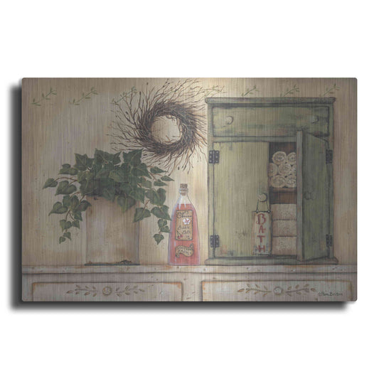 Luxe Metal Art 'Cherry Blossom Bath' by Pam Britton, Metal Wall Art