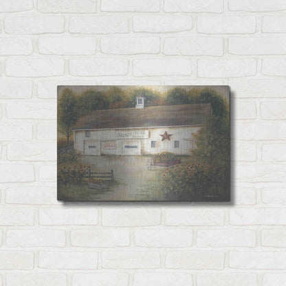 Luxe Metal Art 'Caleb's Sunflower Farm' by Pam Britton, Metal Wall Art,24x16