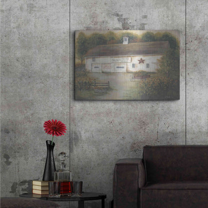 Luxe Metal Art 'Caleb's Sunflower Farm' by Pam Britton, Metal Wall Art,36x24