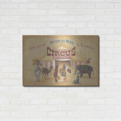 Luxe Metal Art 'Nicholas Bros-Circus' by Pam Britton, Metal Wall Art,36x24