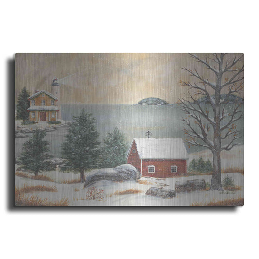 Luxe Metal Art 'Lobster Cove' by Pam Britton, Metal Wall Art