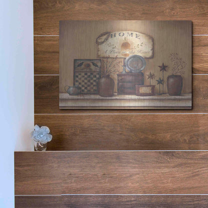 Luxe Metal Art 'Country Prims II' by Pam Britton, Metal Wall Art,16x12