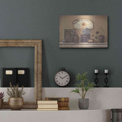 Luxe Metal Art 'Country Prims II' by Pam Britton, Metal Wall Art,16x12