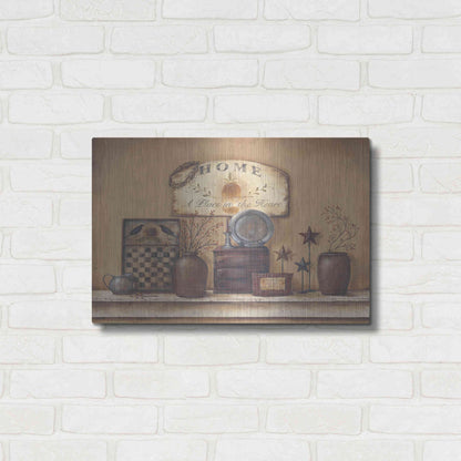 Luxe Metal Art 'Country Prims II' by Pam Britton, Metal Wall Art,24x16