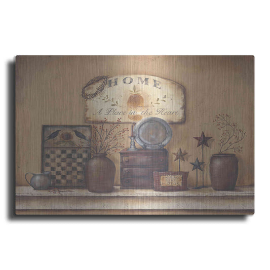 Luxe Metal Art 'Country Prims II' by Pam Britton, Metal Wall Art