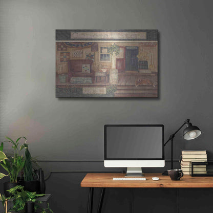 Luxe Metal Art 'General Store I' by Pam Britton, Metal Wall Art,36x24
