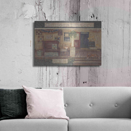 Luxe Metal Art 'General Store I' by Pam Britton, Metal Wall Art,36x24