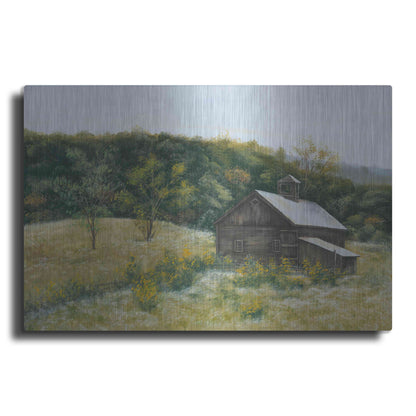 Luxe Metal Art 'Barn in Vermont' by Pam Britton, Metal Wall Art