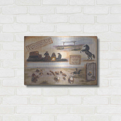 Luxe Metal Art 'Western II' by Pam Britton, Metal Wall Art,24x16