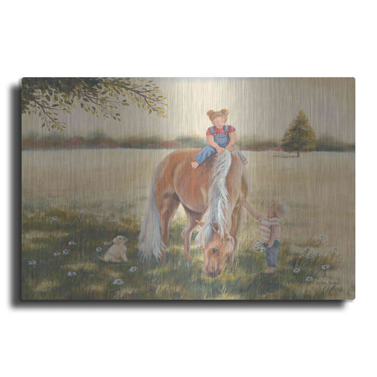 Luxe Metal Art 'Good Friends I' by Pam Britton, Metal Wall Art
