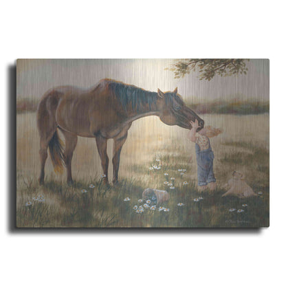 Luxe Metal Art 'Good Friends II' by Pam Britton, Metal Wall Art