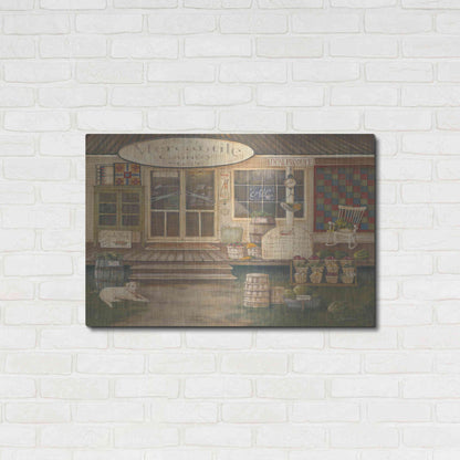 Luxe Metal Art 'General Store II' by Pam Britton, Metal Wall Art,36x24
