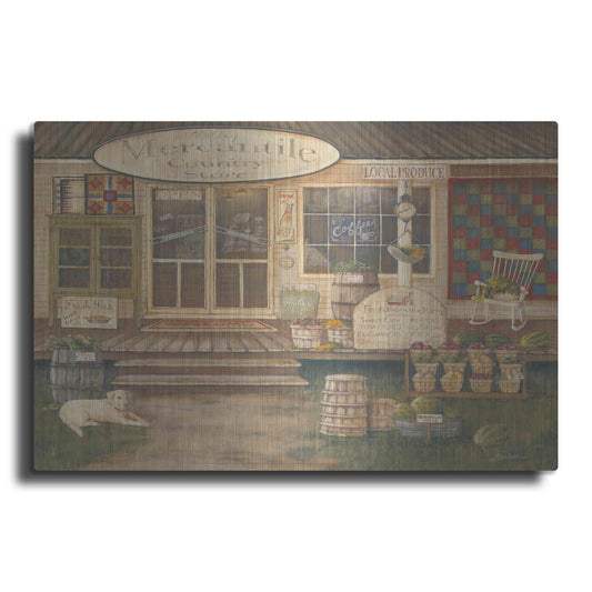 Luxe Metal Art 'General Store II' by Pam Britton, Metal Wall Art