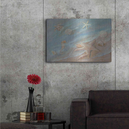 Luxe Metal Art 'Seashore Star I' by Pam Britton, Metal Wall Art,36x24