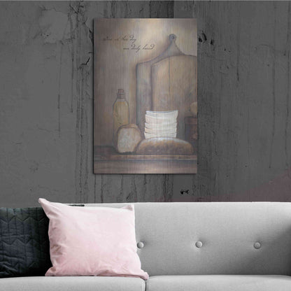 Luxe Metal Art 'Give Us This Day Our Daily Bread' by Pam Britton, Metal Wall Art,24x36