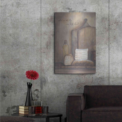 Luxe Metal Art 'Give Us This Day Our Daily Bread' by Pam Britton, Metal Wall Art,24x36