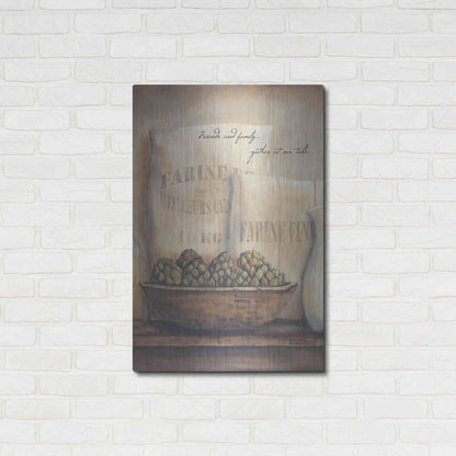 Luxe Metal Art 'Friends and Family.. Gather at Our Table' by Pam Britton, Metal Wall Art,24x36