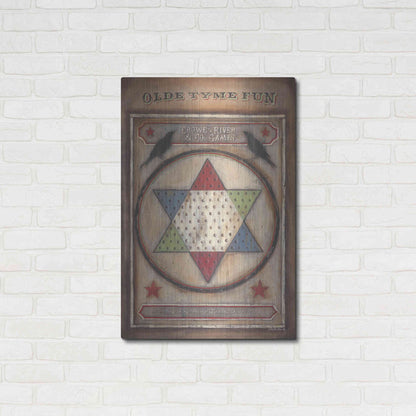 Luxe Metal Art 'Olde Tyme Chinese Checkers' by Pam Britton, Metal Wall Art,24x36
