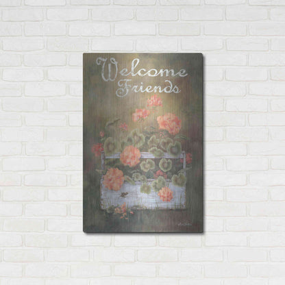 Luxe Metal Art 'Spring Geraniums' by Pam Britton, Metal Wall Art,24x36