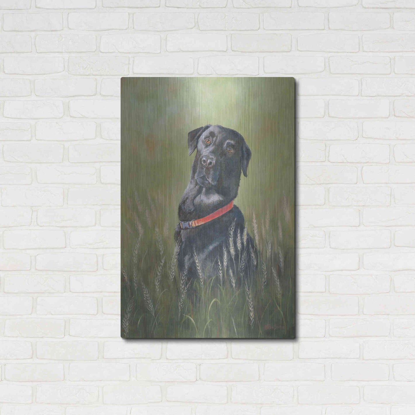 Luxe Metal Art 'Max' by Pam Britton, Metal Wall Art,24x36