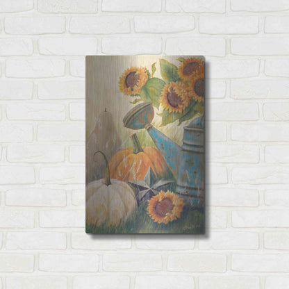 Luxe Metal Art 'Autumn Goodness' by Pam Britton, Metal Wall Art,16x24