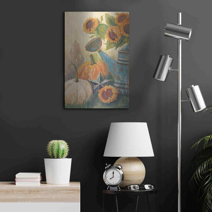 Luxe Metal Art 'Autumn Goodness' by Pam Britton, Metal Wall Art,16x24