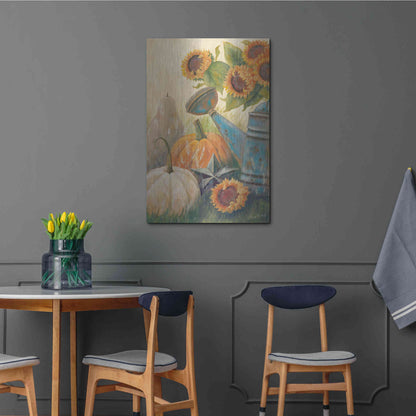 Luxe Metal Art 'Autumn Goodness' by Pam Britton, Metal Wall Art,24x36