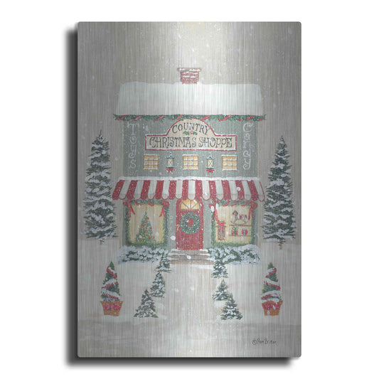 Luxe Metal Art 'Country Christmas Shoppe' by Pam Britton, Metal Wall Art