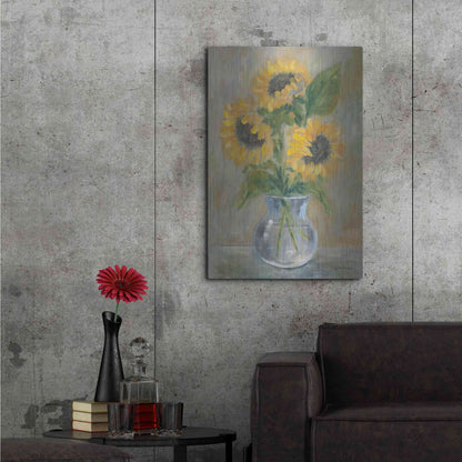 Luxe Metal Art 'Sunny Bouquet' by Pam Britton, Metal Wall Art,24x36