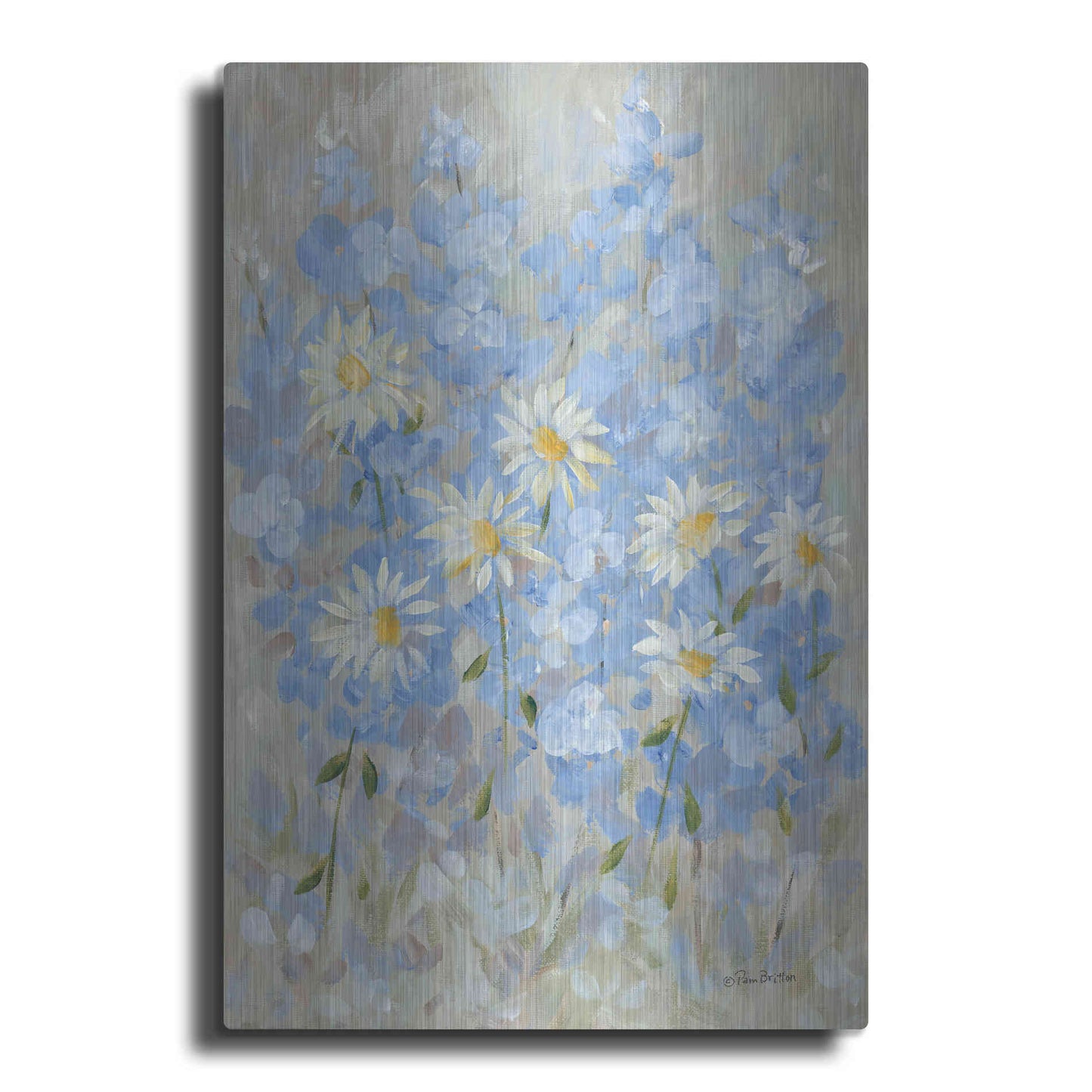 Luxe Metal Art 'Garden of Joy' by Pam Britton, Metal Wall Art