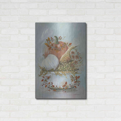 Luxe Metal Art 'Harvest Arrangement II' by Pam Britton, Metal Wall Art,24x36