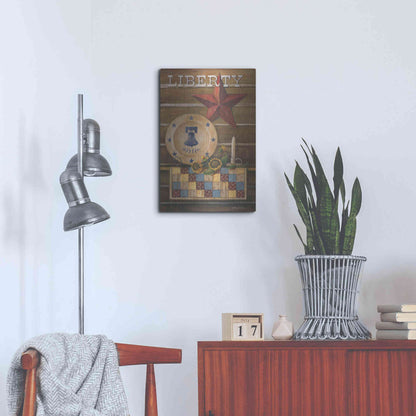 Luxe Metal Art 'Liberty' by Pam Britton, Metal Wall Art,16x24