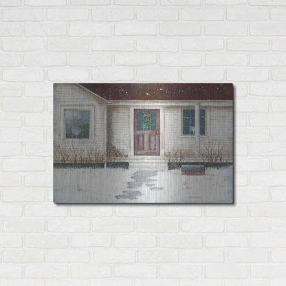 Luxe Metal Art 'Home Place Welcome' by Pam Britton, Metal Wall Art,36x24