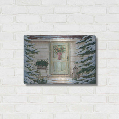 Luxe Metal Art 'Farmhouse Welcome' by Pam Britton, Metal Wall Art,24x16