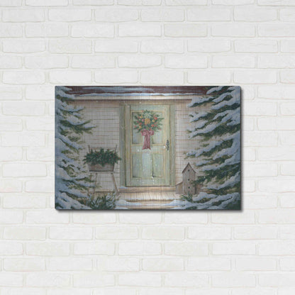 Luxe Metal Art 'Farmhouse Welcome' by Pam Britton, Metal Wall Art,36x24