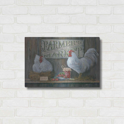 Luxe Metal Art 'Farmer's Market' by Pam Britton, Metal Wall Art,24x16