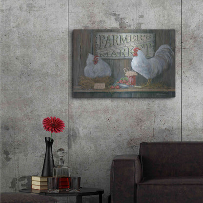 Luxe Metal Art 'Farmer's Market' by Pam Britton, Metal Wall Art,36x24