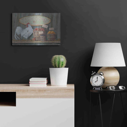 Luxe Metal Art 'Homegrown Goodness' by Pam Britton, Metal Wall Art,24x16