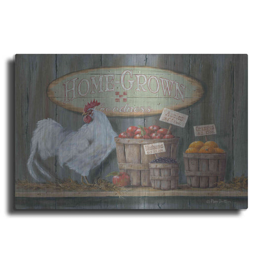Luxe Metal Art 'Homegrown Goodness' by Pam Britton, Metal Wall Art