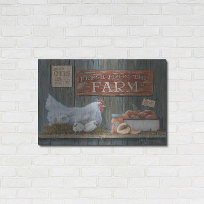 Luxe Metal Art 'Fresh from the Farm' by Pam Britton, Metal Wall Art,36x24
